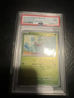 Bulbasaur - (Reverse Cosmos Holo) (Costco Exclusive) 001/165 Miscellaneous Cards - Image 1