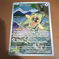 Pokemon Fan Rotom 250/217 ASC Rare Basic HP 70 Pokemon TCG Card Stock - Image 1