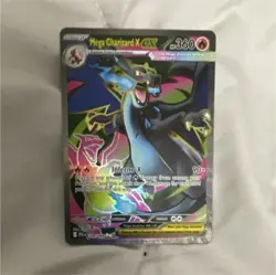 Pokemon Mega Charizard X EX Full Art Holo Dragon Card 109/094 English EX - Image 1