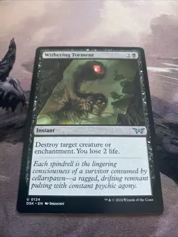 Withering Torment (0124)NM Uncommon Duskmourn MTG - Image 2