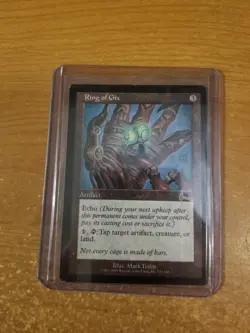 MAGIC THE GATHERING URZA'S LEGACY RARE RING OF GIX LIGHTLY PLAYED - Image 1
