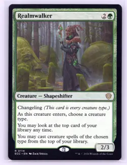 MTG NM Normal Realmwalker 114 R Commander: Lorwyn Eclipsed - Image 1