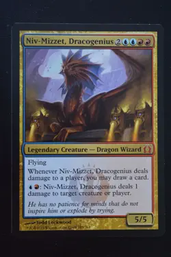 Magic The Gathering MTG NIV-MIZZET, DRACOGENIUS Commander 2017 LP Lightly Played - Image 1