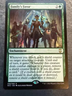 x1 Family's Favor R MTG Commander Streets of New Capenna M/NM, English - Image 1