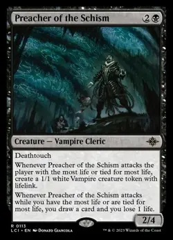 Magic The Gathering MTG PREACHER OF THE SCHISM The Lost Caverns of Ixalan NM - Image 1