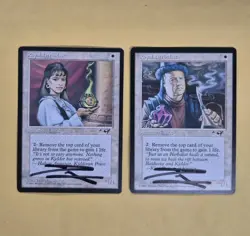 UNPLAYED SIGNED Royal Herbalist A B Alliances MAGIC MTG NM DOUGLAS SHULAR EDH - Image 1