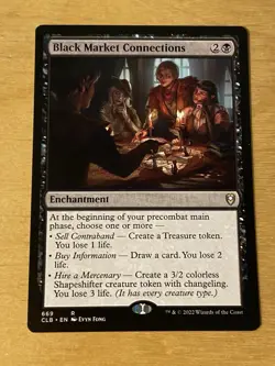 MTG Black Market Connections NM Commander Legends: Battle for Baldur's Gate - Image 1