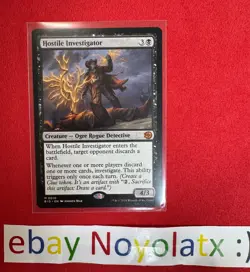 1x NM MTG Hostile Investigator - BIG - Image 1
