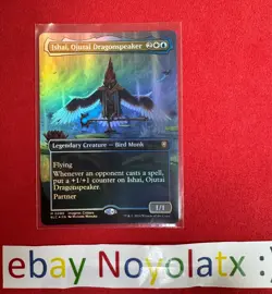 1x FOIL NM MTG Ishai, Ojutai Dragonspeaker (Borderless) - BLC - Image 1
