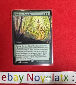 1x NM MTG Majestic Genesis (Extended Art) - CLB - Image 1