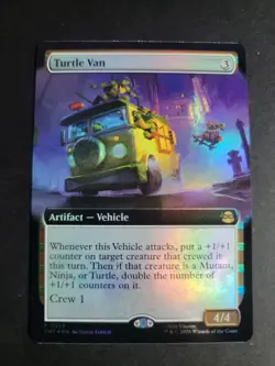 Turtle Van (Extended Art Foil) Rare MTG Ninja Turtles - Image 1