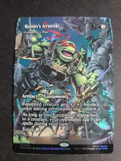 Ronin's Arsenal (Borderless Foil) Mythic MTG Ninja Turtles - Image 1