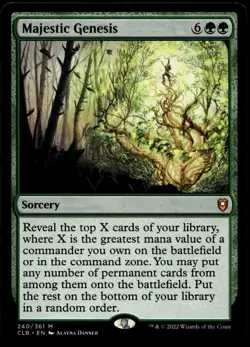 Majestic Genesis #240 MTG Commanders Legend Baldur's Gate M/NM X1 - Image 1