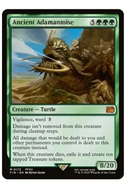 1x MTG Ancient Adamantoise - Final Fantasy Mythic! NM Mint! - Image 1