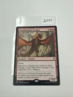 MTG Wrathful Red Dragon NM-Mint Commander Legends: Battle for Baldur's Gate - Image 2