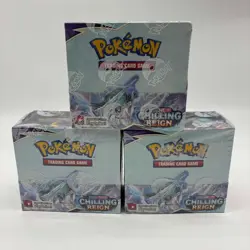 Lot of (3) Pokemon TCG SWSH Chilling Reign Booster Boxes Sealed - Image 1