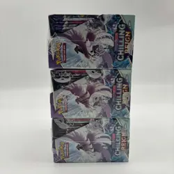 Lot of (3) Pokemon TCG SWSH Chilling Reign Booster Boxes Sealed - Image 3