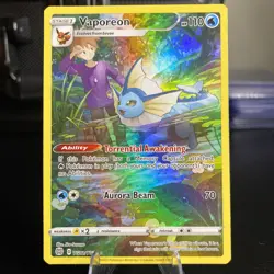 Pokemon TCG Vaporeon TG02/TG30 SWSH Trainer Gallery Brilliant Stars - Image 1