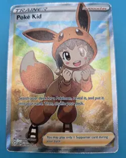 Pokemon TCG - Poke Kid 070/072 Shining Fates Full Art Trainer NM/MINT - Image 1