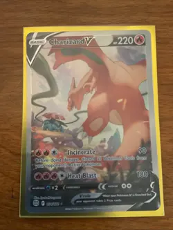 Charizard v 154/172 Pokemon TCG SWSH09: Brilliant Stars - Image 1