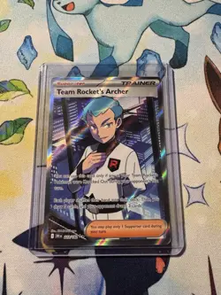 Team Rocket's Archer - 223/182 Ultra Rare Holo SV10: Destined Rivals NM Pokemon - Image 2