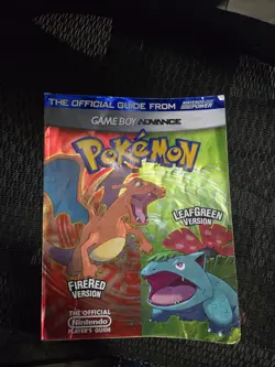 Pokemon Fire Red And Leaf Green Nintendo Power Guide Book - Image 1