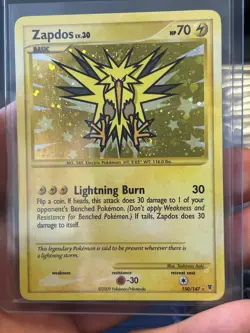 Zapdos - 150/147 - Super Rare Holo NM, English Pokemon Supreme Victors - Image 2