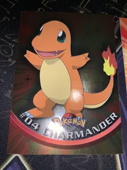 Charmander Holo Foil 1999 Pokemon - Topps Series 1 TV Animation Edition - LP Set - Image 2