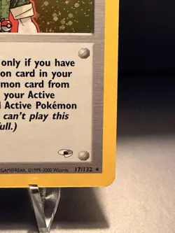 Pokemon Gym Heroes Unlimited Lt. Surge Trainer 17/132 Holo Rare - Image 4
