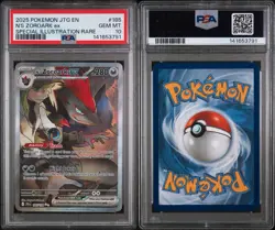 2025 POKEMON JTG EN-JOURNEY TOGETHER #185 N'S ZOROARK EX PSA 10 - Image 3