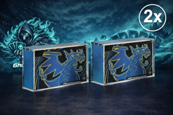 For 2X Acrylic Display Case for Pokemon Mega Charizard EX UPC BOX - Image 1