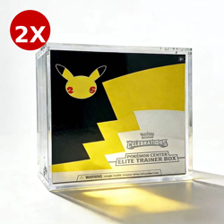 2X Acrylic Case Magnetic Lid Pokemon Center Celebration Elite Trainer Box PC ETB - Image 1