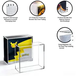 2X Acrylic Case Magnetic Lid Pokemon Center Celebration Elite Trainer Box PC ETB - Image 2