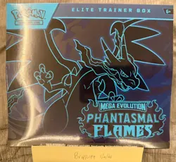 Pokemon Phantasmal Flames Mega Evolution ETB Elite Trainer Box NEW SEALED - Image 1