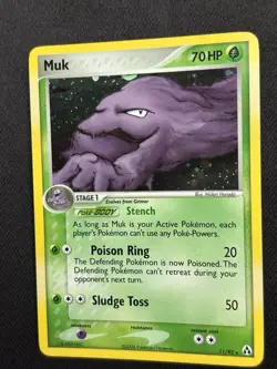 Pokemon Muk 11/92 EX Legend Maker Holo Rare 70HP English TCG - Image 1
