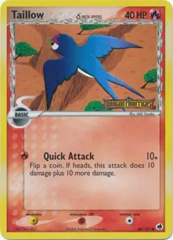 Heavily Played Taillow (Delta Species) - 66/101 - Common - Reverse Holo Pokemon - Image 1