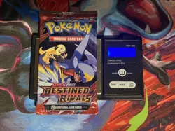 Pokemon Destined Rivals HEAVY 22.39g!U!U Sleeved Booster Pack - Image 1