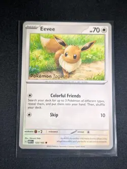 Pikachu 025 & Eevee 133 - Pokemon Together PROMO Stamped - NM Condition - Image 4