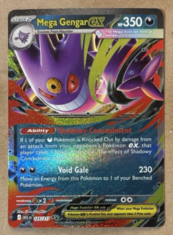 Mega Gengar Ex Holo Ascended Heroes Double Rare 125/217 Pokemon TCG - Image 1