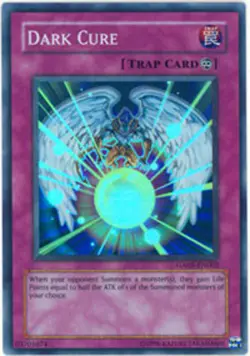 Yugioh! LP Dark Cure - GX05-EN002 - Super Rare - Limited Edition Lightly Played, - Image 1