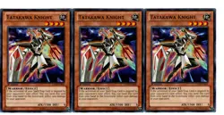 Yugioh- 3X Tatakawa Knight - Common - 1st Edition - LTGY-EN005 - Near Mint - Image 1