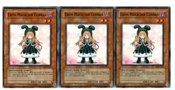 Yugioh- 3X Ebon Magician Curran - Common - Unlimited - CRV-EN031 - Near Mint - Image 1