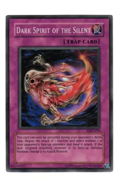 Yugioh- 1X Dark Spirit of the Silent - Super Rare - Unlimited - LON-EN079 - LP - Image 1