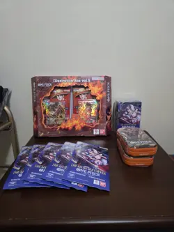 One Piece Azure Seas 1 Illustration Box Vol.5, 2 Tins, 1 Double Pack, 5 Boosters - Image 1