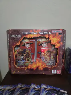 One Piece Azure Seas 1 Illustration Box Vol.5, 2 Tins, 1 Double Pack, 5 Boosters - Image 2