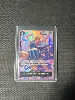 One Piece OP14-091 MR.2.BON.KUREI (Bentham) Alt Art English - Image 1