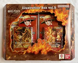 ONE PIECE Sealed CCG Illustration Box Vol. 5 (2) Packs, (2) Promo Cards - Image 1