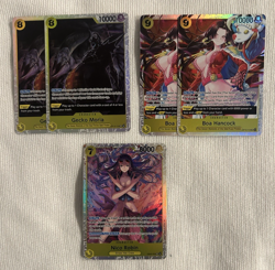 Boa Hancock OP14-112 SR Alt Art The Azure Sea’s Seven English One Piece LOT 9x - Image 3