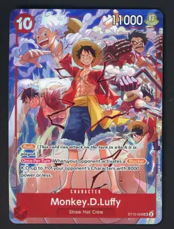 Monkey.D.Luffy One Piece Day Dallas 2025 ST10-006 One Piece Promotion Cards - Image 1