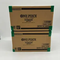 Lot of (2) One Piece Japanese OP-07 500 Years into the Future Box Case Sealed - Image 2